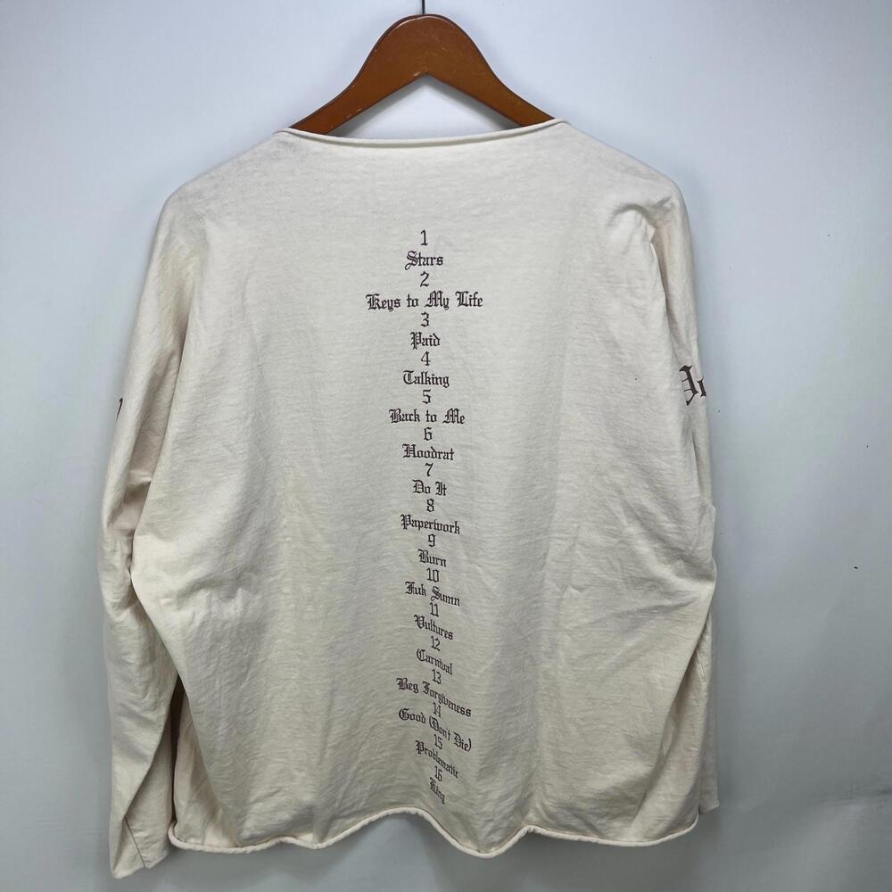 Kanye West x Yeezy Gosha Vultures Long Sleeve Shirt 1 Size - Picture 6 of 9